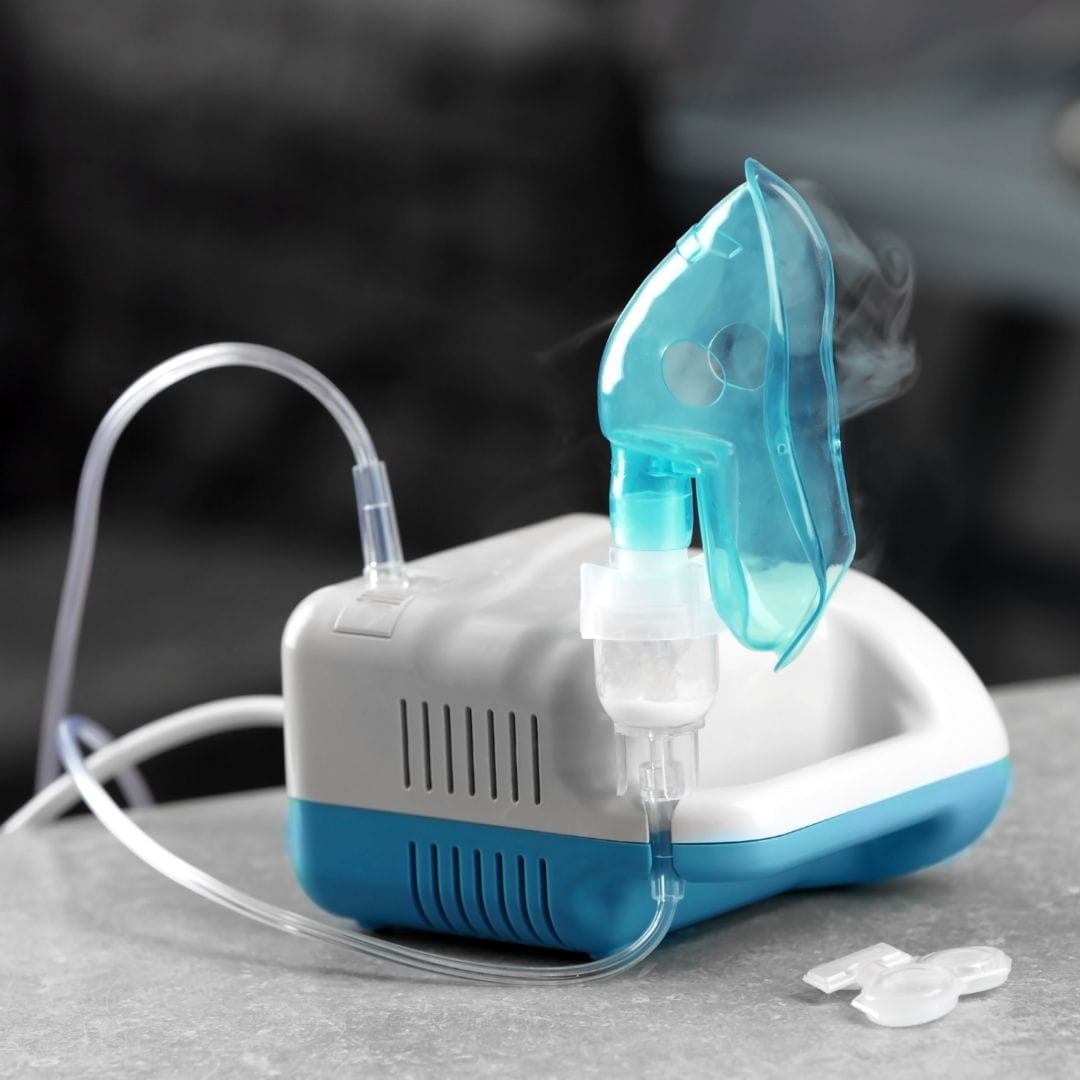 parts of nebuliser article banner image with a nebuliser image in it